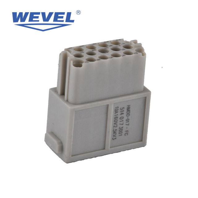 Zwaar uitgevoerde industri&euml;le multi-circuit plug-schroefverbinding mannelijk vrouwelijk