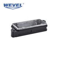 Industri&euml;le waterdichte heavy-duty connector met modulaire verbindingsstructuur