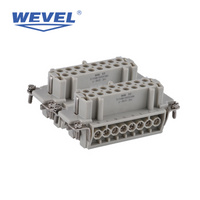Conector de alimentaci&oacute;n rectangular resistente al agua para equipos el&eacute;ctricos industriales